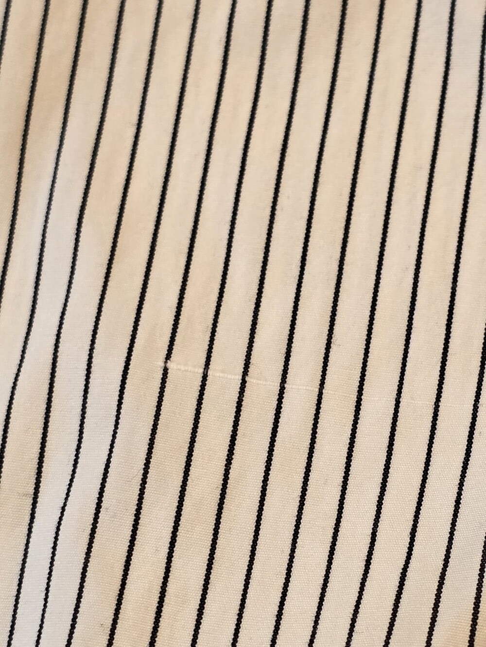 Nordstrom Striped Button Up Shirt XXL White Black 100% Cotton Long Sleeve - Picture 8 of 8